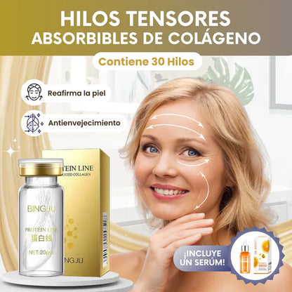 100ml Hilos Colageno + Combo Serum Oro 24k
