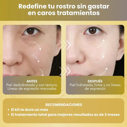 100ml Hilos Colageno + Combo Serum Oro 24k